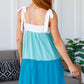 Blue Skies Tiered Dress