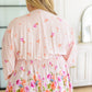 Bouquet a Day Floral Peplum Top