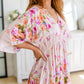 Bouquet a Day Floral Peplum Top