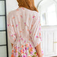 Bouquet a Day Floral Peplum Top