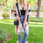 Brecken Hi-Waist Minimal Destroy Bootcut Jeans