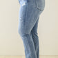 Brecken Hi-Waist Minimal Destroy Bootcut Jeans