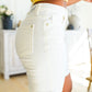 Brenda Mid Rise Cuffed Denim Bermuda Shorts