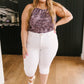 Bright White Capris