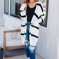 Brighter is Better Striped Cardigan in Ivory