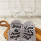 Bring Me Some Wine Socks In Gray