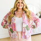 Bring the Bouquet Floral Corduroy Jacket