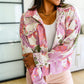 Bring the Bouquet Floral Corduroy Jacket