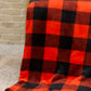 Buffalo Plaid Blanket In Red & Black