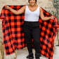 Buffalo Plaid Blanket In Red & Black
