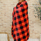 Buffalo Plaid Blanket In Red & Black