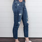 Vintage Indigo Cropped Skinny Jeans