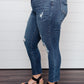 Vintage Indigo Cropped Skinny Jeans