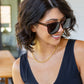 Collapsible Girlfriend Sunnies & Case in Tortoise Shell