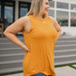 Can't Wait for Spring Hi-Low Sleeveless Top in Mustard