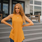 Can't Wait for Spring Hi-Low Sleeveless Top in Mustard
