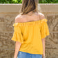 Capture The Moment Top In Yellow