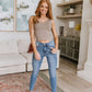 Betsy High Rise Control Top Shield Pocket Skinny Jeans