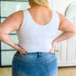 Carefree Seamless Reversible Tank in White