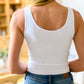 Carefree Seamless Reversible Tank in White