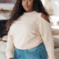 Carefully Crafted Cold Shoulder Blouse