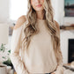 Carefully Crafted Cold Shoulder Blouse
