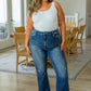 Carina High Rise Vintage Wash Flare Jeans