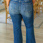 Carina High Rise Vintage Wash Flare Jeans