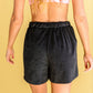 Carried Away French Terry Shorts in Black