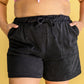 Carried Away French Terry Shorts in Black