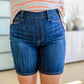 Cassidy Denim Biker Shorts