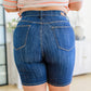 Cassidy Denim Biker Shorts