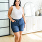 Cassie Mid Rise Cutoff Shorts