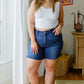 Cassie Mid Rise Cutoff Shorts