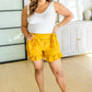 Center Stage Ruffle Hem Skort