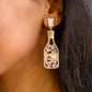 Champagne Kiss Earrings in Pink