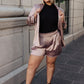Simple Situation Mock Neck Bodysuit