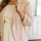Cherish it All Shawl Collar Jacket