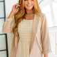 Cherish it All Shawl Collar Jacket