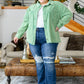 Judy Blue Christine High Contrast Slim Bootcut Destroyed Jeans