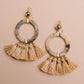 Circle Fringe Earrings