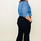 Long Sleeve Denim Shacket