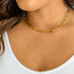Classic Paper Clip Chain Necklace