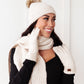Classic Rib Scarf in Oatmeal