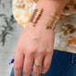 Clear Intentions Layered Cuff Bracelet In Rose Gold
