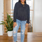 Cozy Does It Hoodie in Charcoal