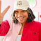 Crush On You Embroidery Heart Cap