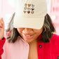 Crush On You Embroidery Heart Cap
