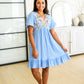 Cynthia V-Neck Embroidered Sundress