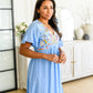 Cynthia V-Neck Embroidered Sundress